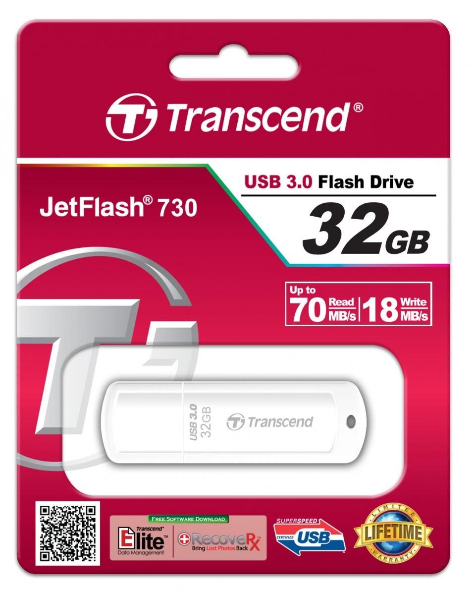 TRANSCEND 32GB JetFlash 730 USB 3.0 atmintis