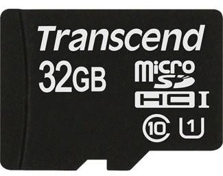 Atminties kortelė TRANSCEND 32GB Micro SDHC Class 10 UHS-I su adapteriu