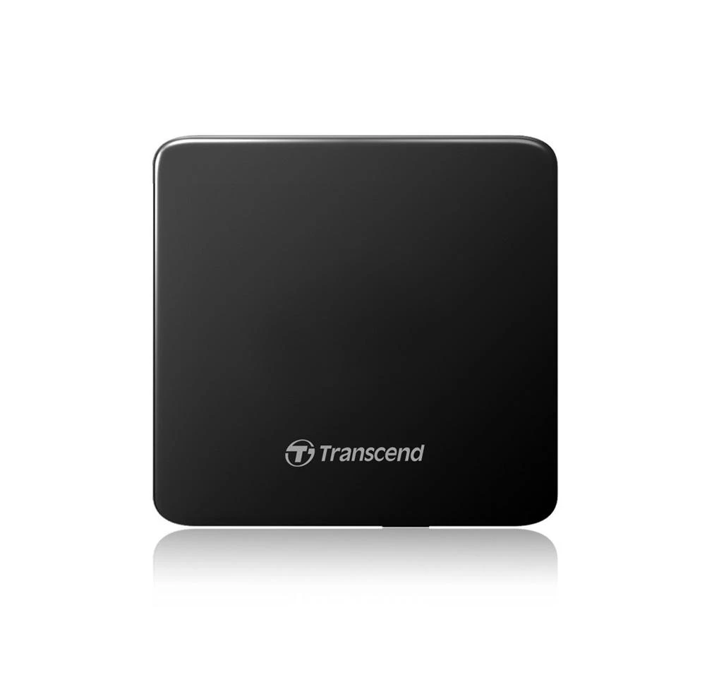 TRANSCEND 8X DVDS-K Ultra-slim Writer USB 2.0 extern Juodas CD-R/RW DVD+/-R DVD+/-RW DVD+/-R DL DVD-RAM