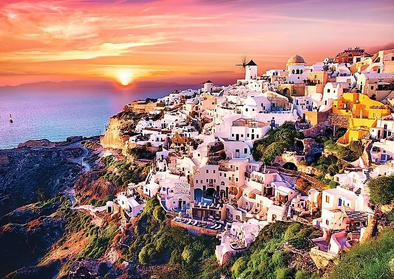 Trefl Dėlionė 1000 vnt. - Santorini aprašymas - Prekės nuotrauka