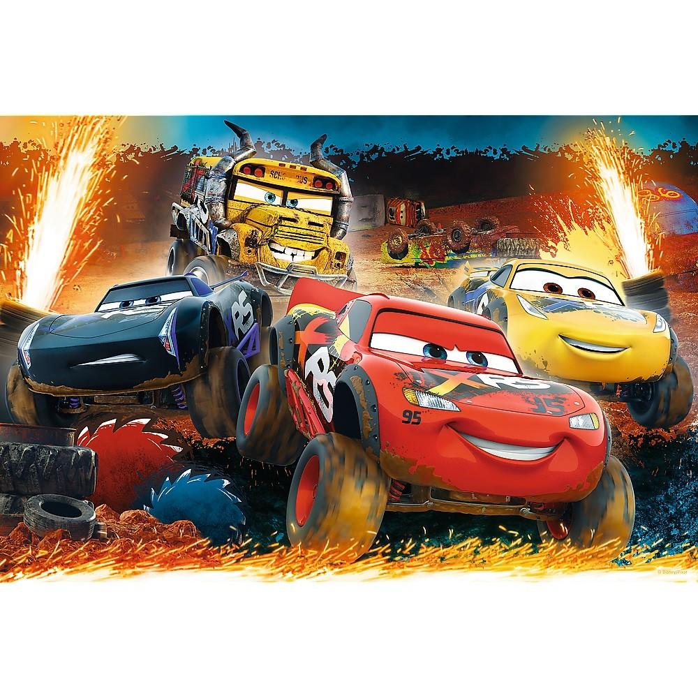 Trefl Dėlionė 100 vnt. - Ratai (Cars)