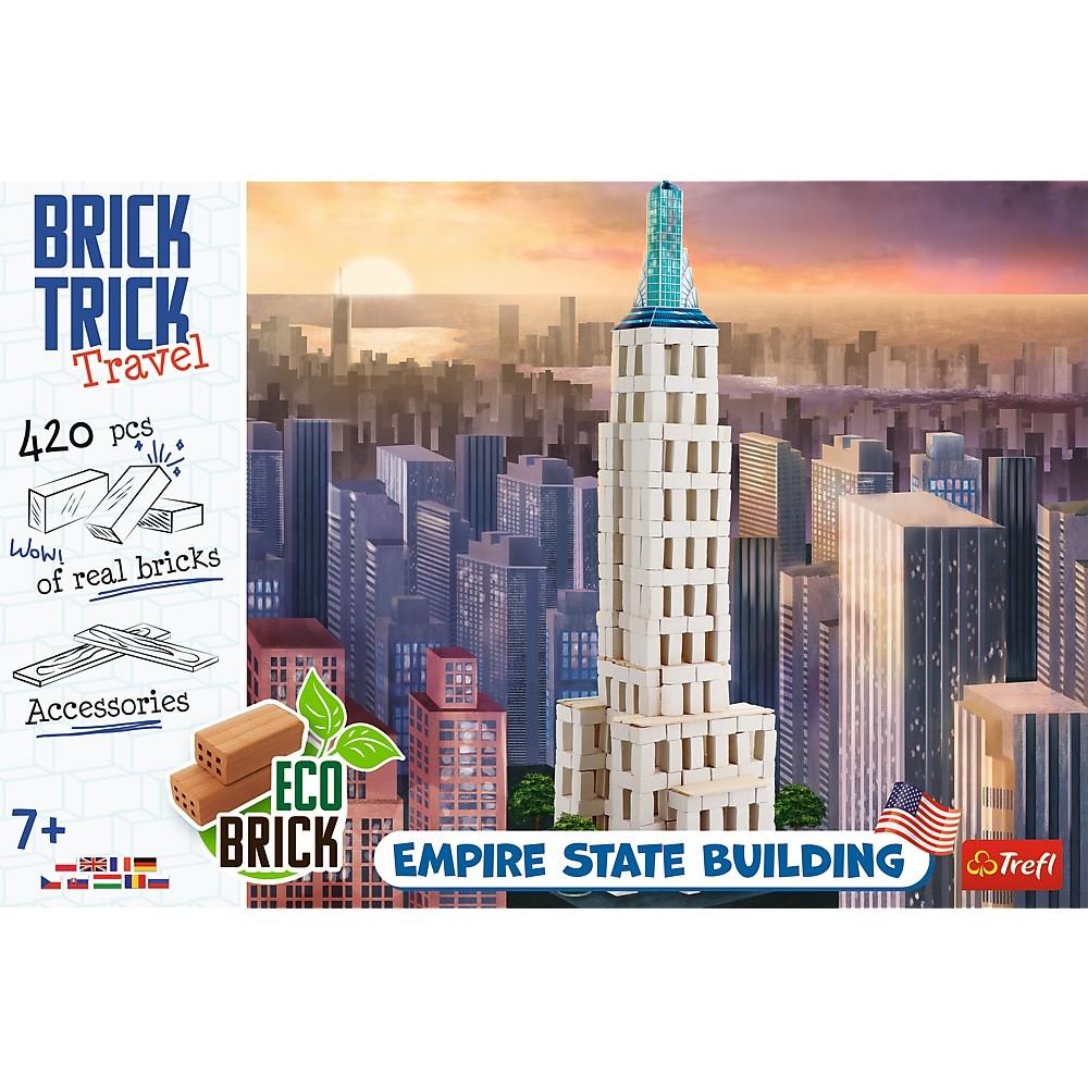 Trefl Rankdarbių rinkinys Empire State Building modelis Brick Trick Travel