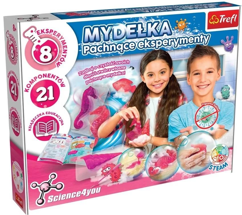 Rankdarbių rinkinys kvapniems muiliukams gaminti Science 4 You TREFL