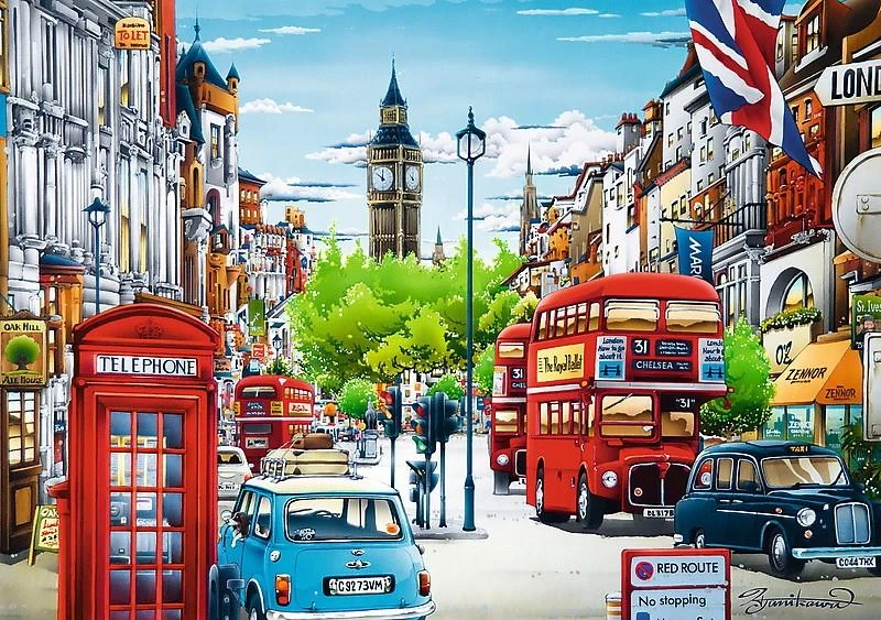Trefl Dėlionė 1000 vnt. - Londonas aprašymas - Prekės nuotrauka