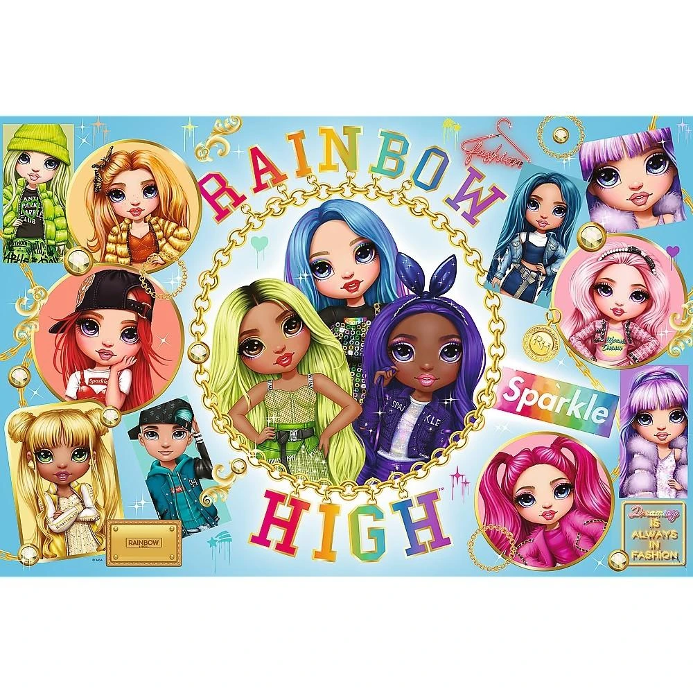 Trefl dėlionė 160 vnt. - Rainbow High lėlės