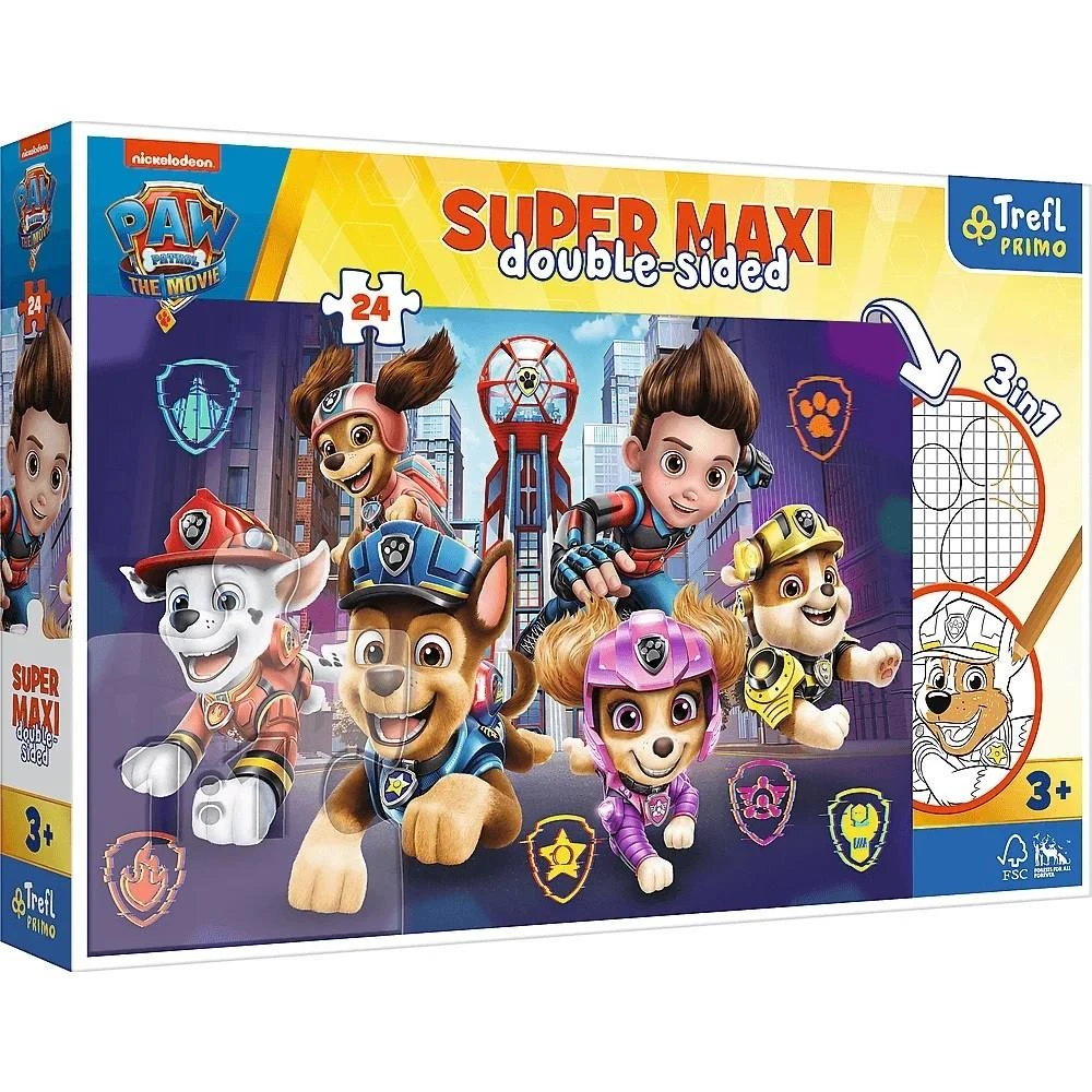 Dėlionė TREFL 41002 Puzzle 24 SUPER MAXI Naujas Paw Patrol iššūkis