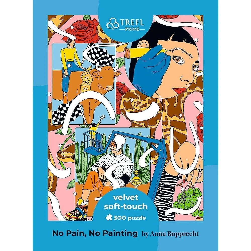 Trefl dėlionė 500 vnt. - "No Pain, No Painting"