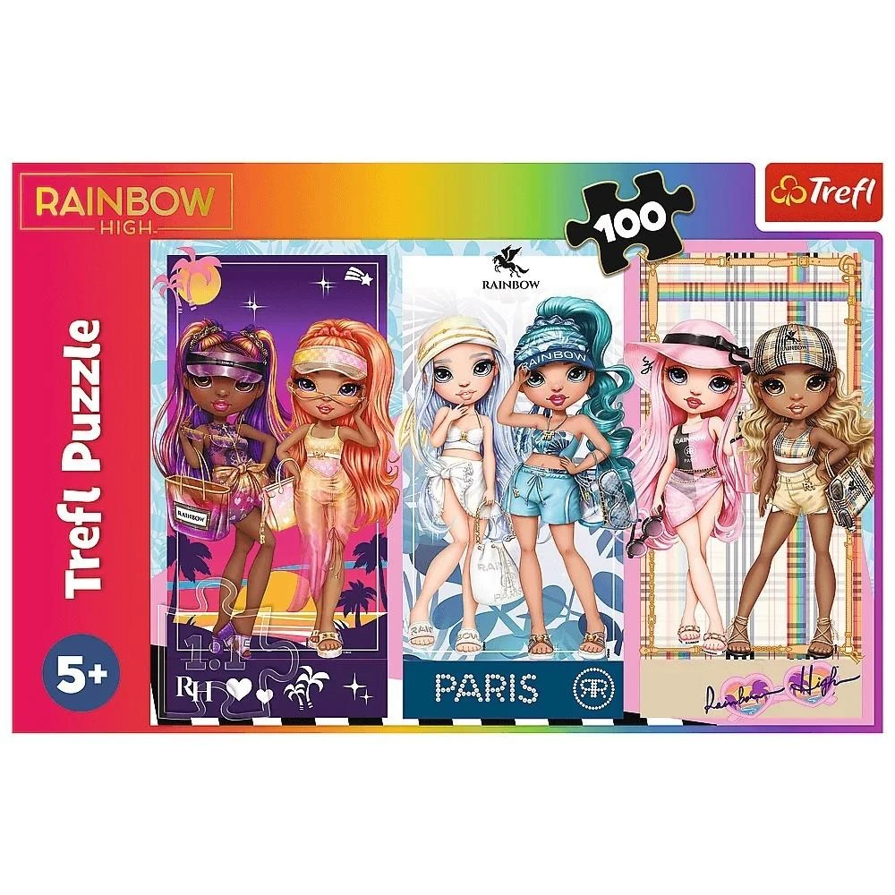 Trefl dėlionė 100 vnt. - Rainbow High lėlės