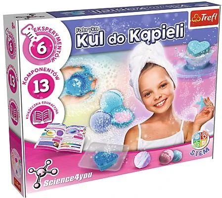 Rankdarbių rinkinys kvapnioms vonios burbulams gaminti Trefl