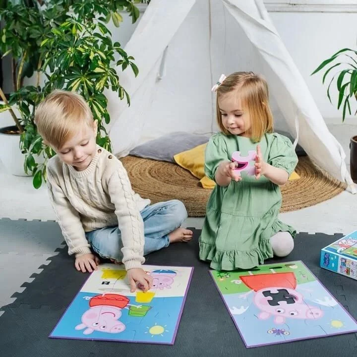 Peppa Pig TREFL Baby maxi dėlionė „Kiaulytė Pepa", 10x2 det.