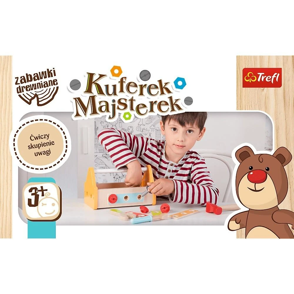 Trefl medinis žaislas. Majsterek krūtinė