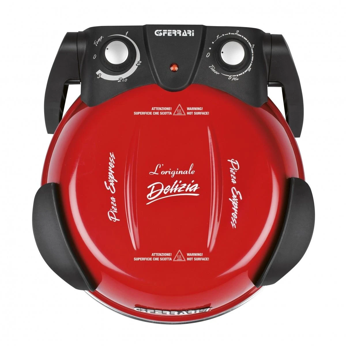 Elektrinė picų keptuvė G3Ferrari G1000602 Delizia, Raudona