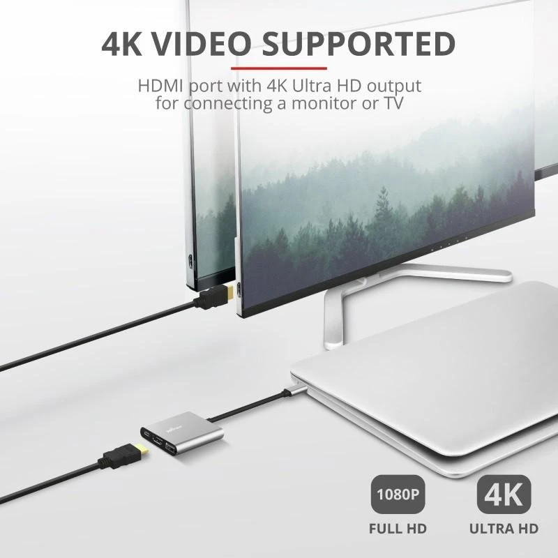 Trust Dalyx šakotuvas HDMI 4K jungtis