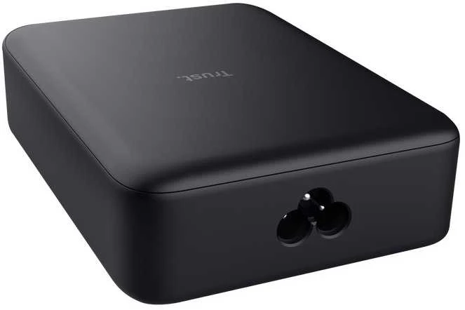 Trust Maxo - 240W GaN 4-port USB-C desk charger, juodas