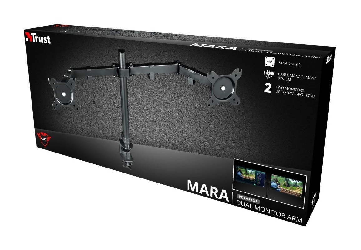 Monitoriaus laikiklis Trust GXT1120 MARA DUAL