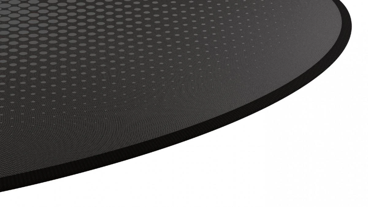 Žaidimų kėdės kilimėlis Trust Mika Round Floor Mat, 24134, 117cm