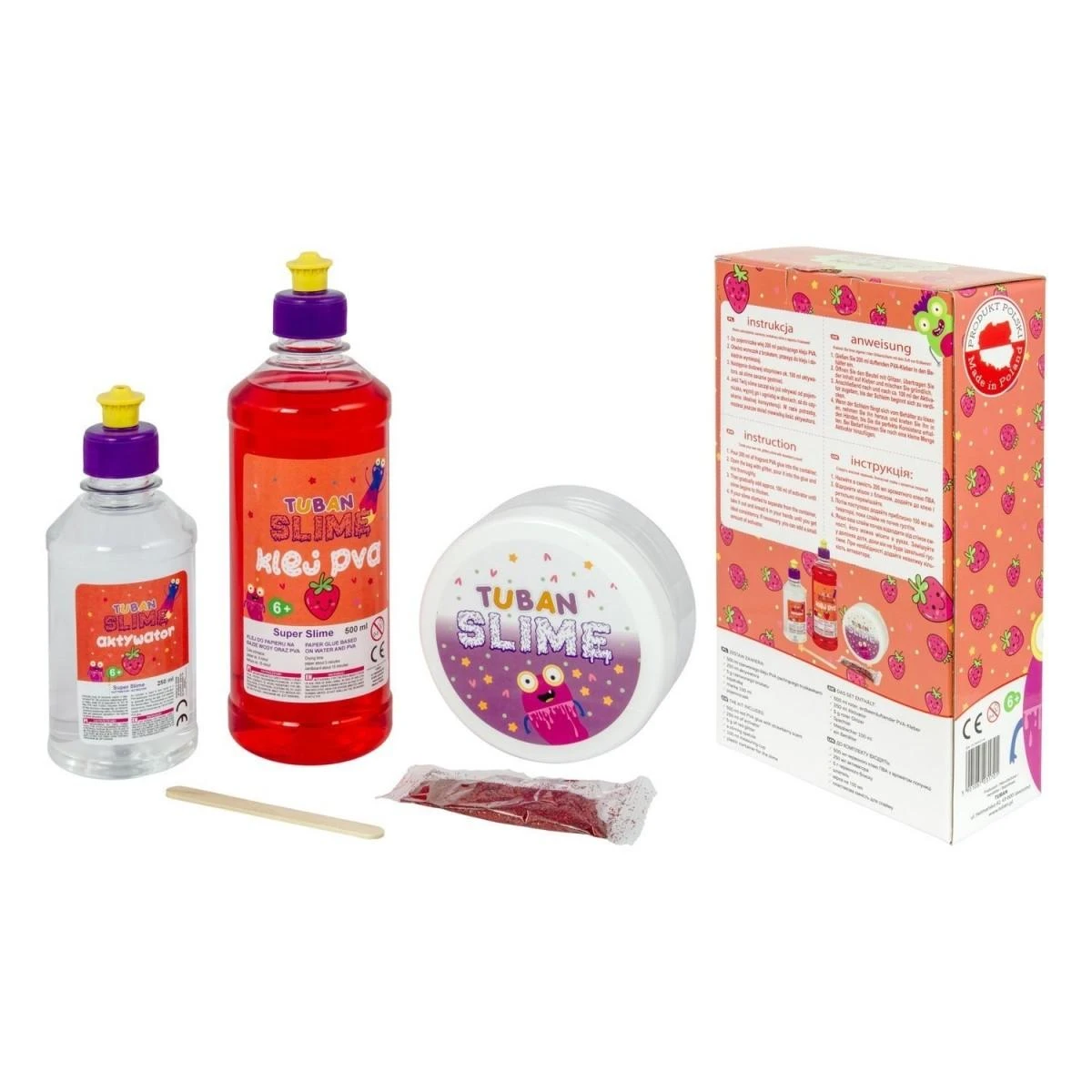 Tuban Pasidaryk pats slaimo rinkinys XL - Braškė