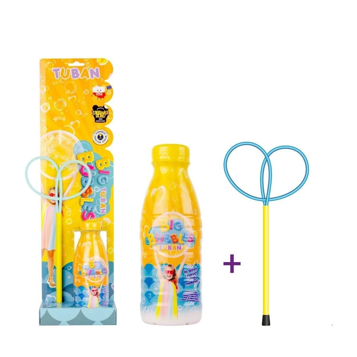 Tuban muilo burbulų žiedas "Drugelis Mini"+ Muilo burbulų skystis 400 ml