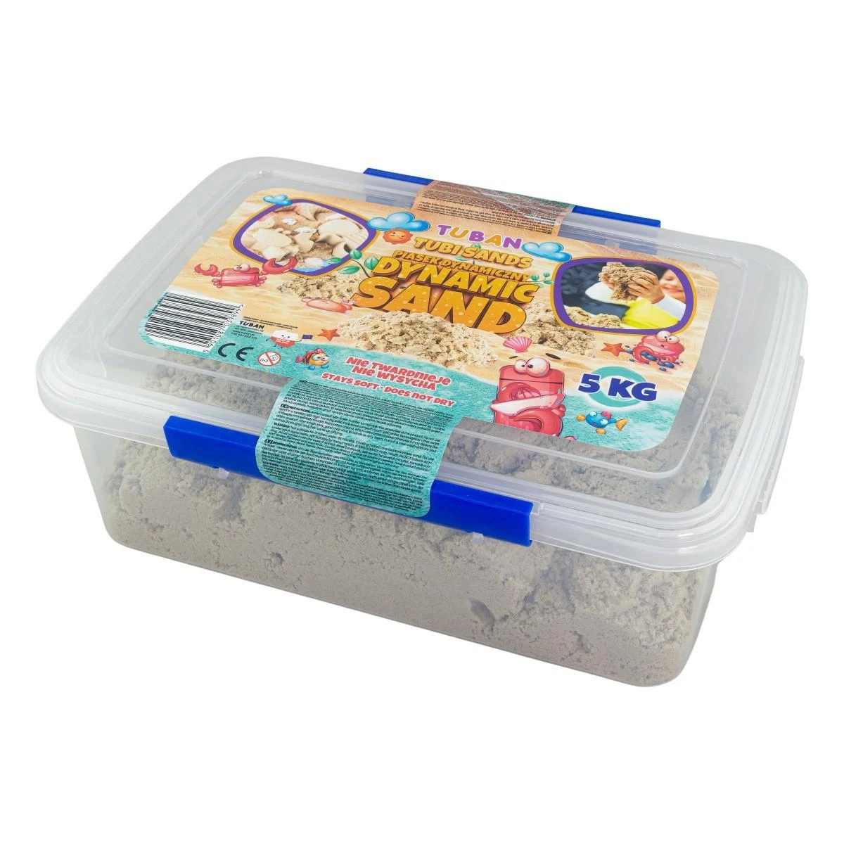 Tuban Dinaminis smėlis - Natūralios spalvos - 5kg ( TU3989 )