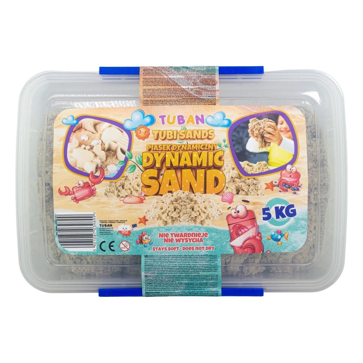 Tuban Dinaminis smėlis - Natūralios spalvos - 5kg ( TU3989 )