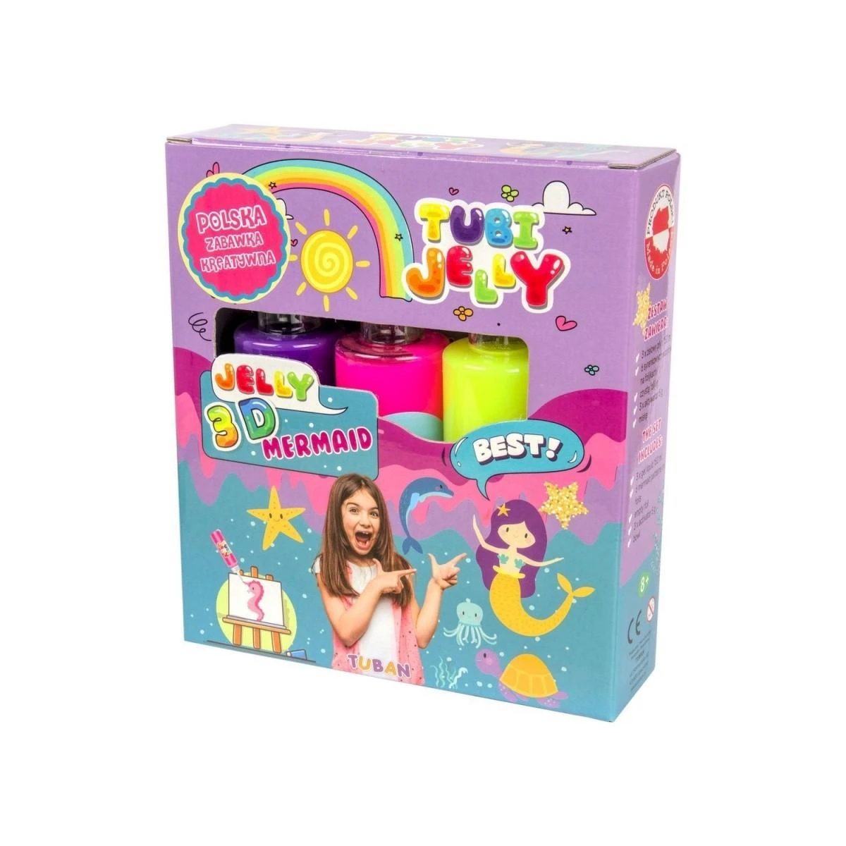 Tuban 3 spalvų Tubi Jelly rinkinys - Undinė ( TU3316 )