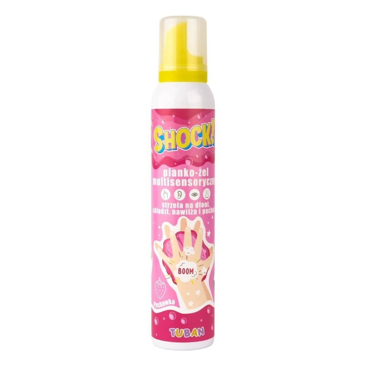 Tuban Shock! - Daugiasensorinis putų gelis - 200 ml - Braškė ( TU3401 )