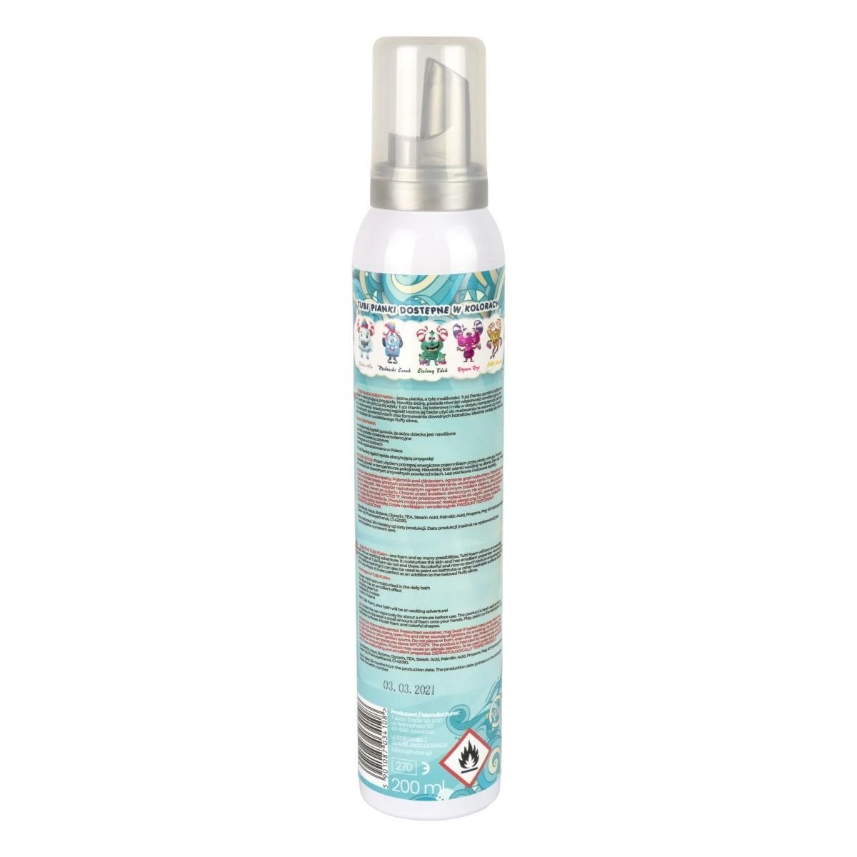 Tuban Tubi Foam - Mėlyna Willy - 200 ml ( TU3410 )