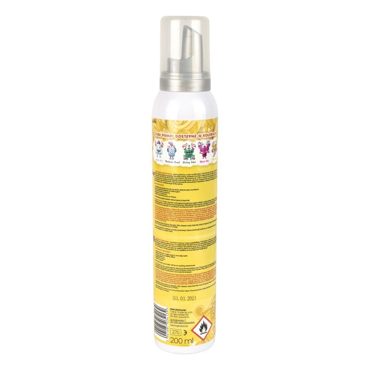 Tuban Tubi Foam - Geltona Cristina - 200 ml ( TU3413 )