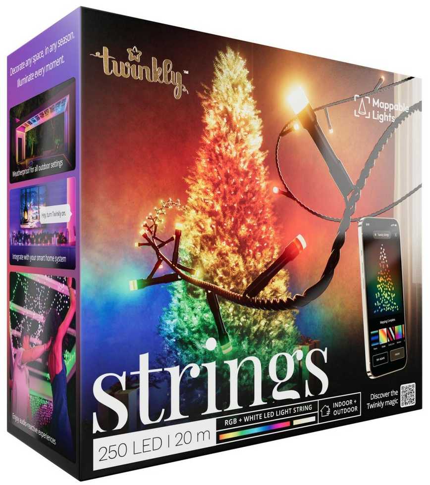 Kalėdinė išmanioji lempučių girlianda Twinkly Strings Special Edition – 250 RGB+W LED