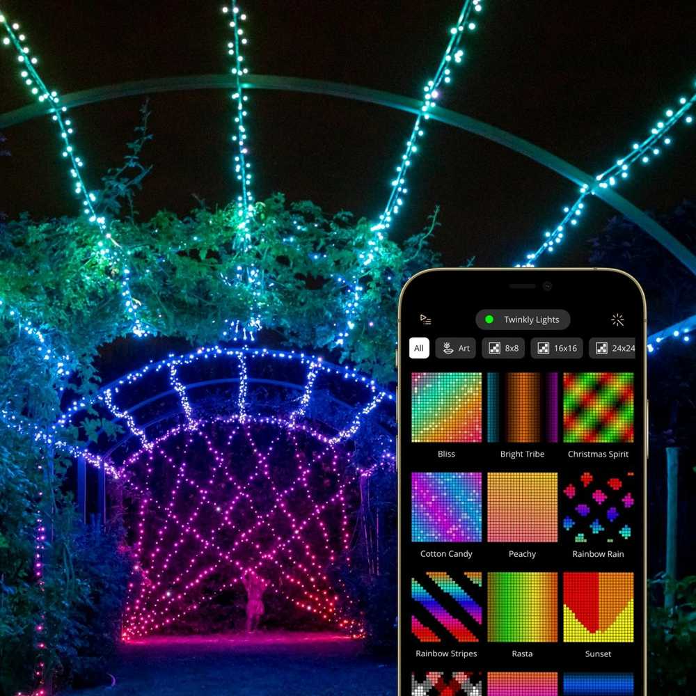 Kalėdinė išmanioji lempučių girlianda Twinkly Strings 400L 5mm RGBW