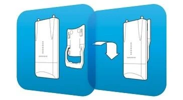 UBIQUITI AM-5AC22-45 Ubiquiti AirMAX AC 5GHz 2x2 MIMO PtMP bazės sektorius Ant. 22dBi, 45 laipsniai