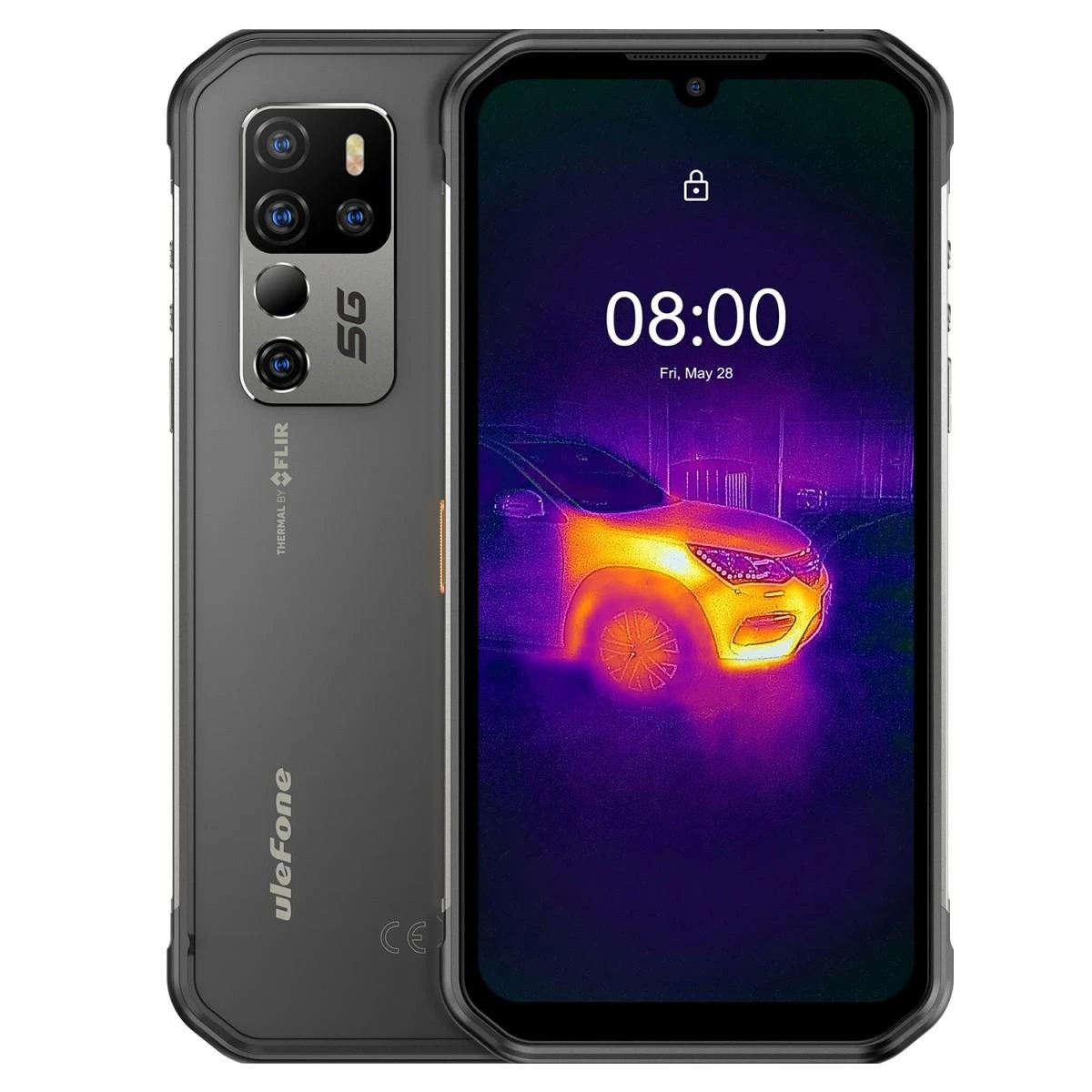 Išmanusis telefonas UleFone Armor 11T 5G 8/256GB Juodas (UF-A11T/BK)