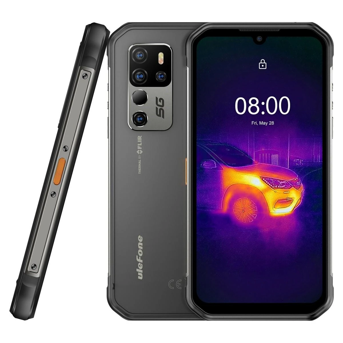 Išmanusis telefonas UleFone Armor 11T 5G 8/256GB Juodas (UF-A11T/BK)