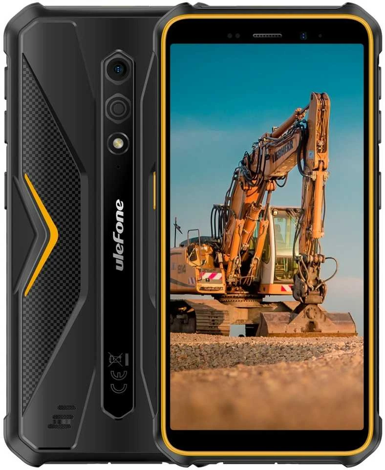 Mobilus telefonas - Ulefone Armor X12 3+32gb 4G Oranžinė Nfc.