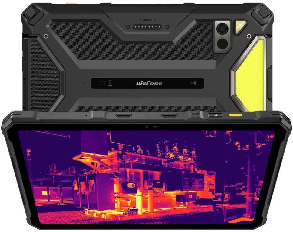 Planšetė ULF Ulefone Armor Pad 4 Ultra 5G Mediatek LTE-TDD & LTE-FDD 256 GB 26,3 cm (10.4") 8 GB Wi-Fi 5 (802.11ac) Android 14 Juoda