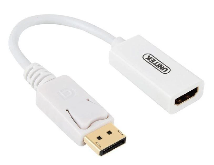 Unitek DisplayPort į HDMI adapteris, baltas