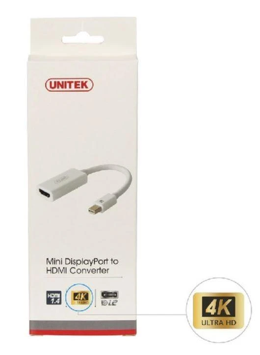 Unitek miniDisplayPort į HDMI adapteris pakuotėje
