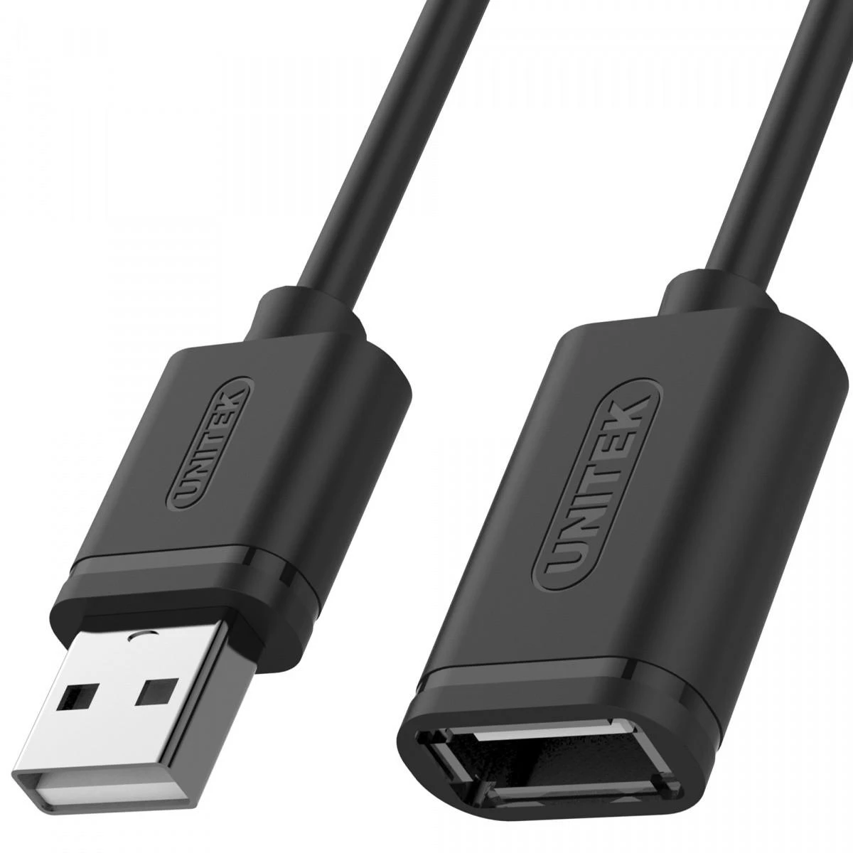 UNITEK Y-C428GBK Unitek USB plėtinio keitiklis USB2.0 AM-AF, 1,0m Y-C428GBK
