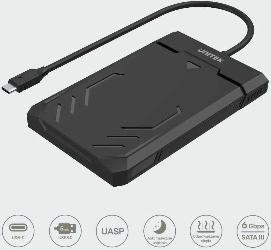 Unitek Y-3036A HDD korpusas su USB-C laidu