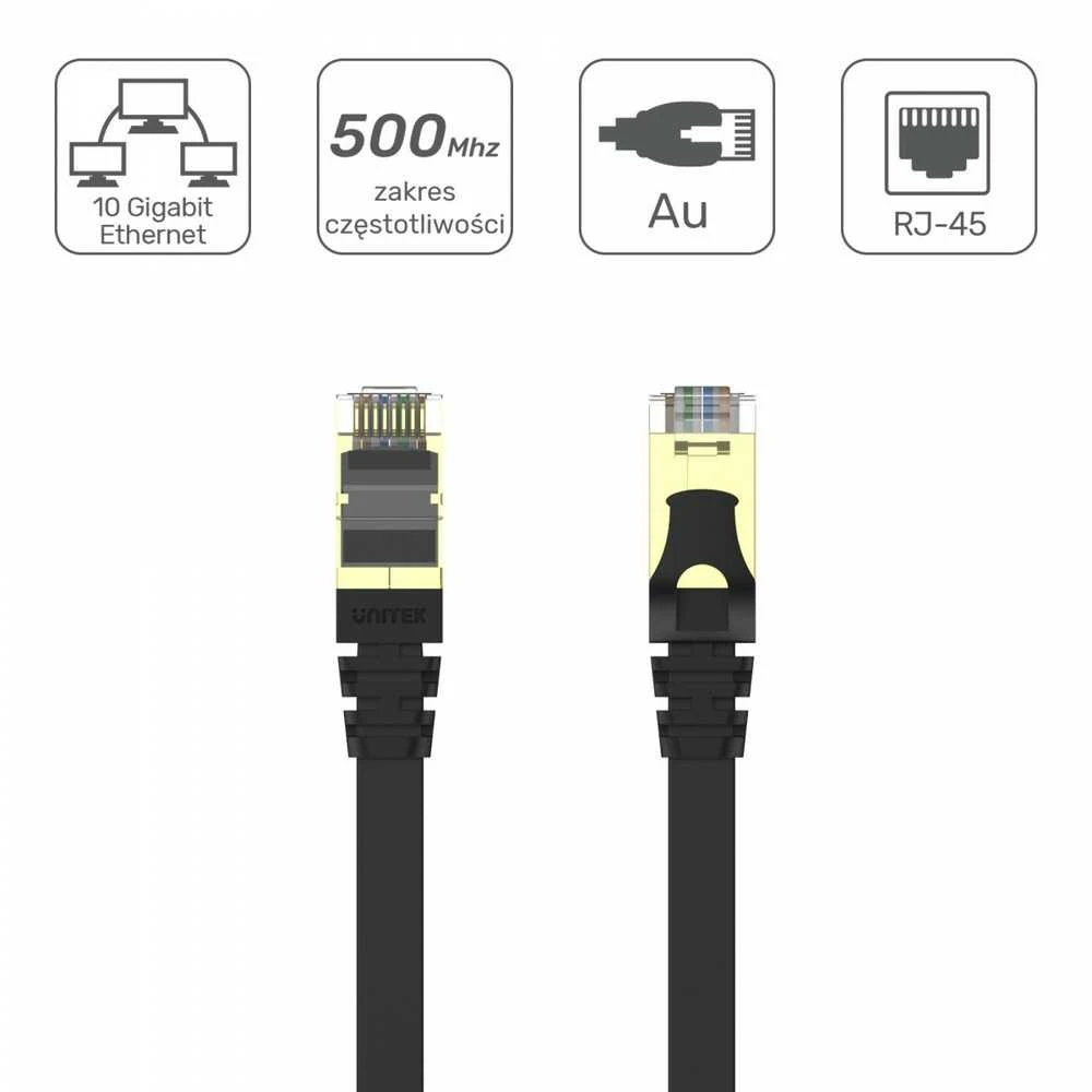 PATCHCORD RJ45/7/10-FL 10.0 m UNITEK