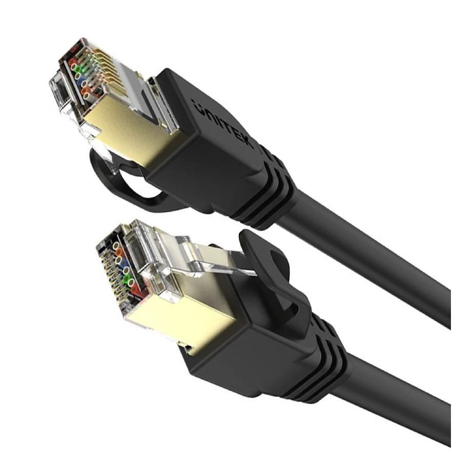 UNITEK Kat. 7 SSTP 8P8C RJ45 eterneto kabelis – 5 m C1812EBK
