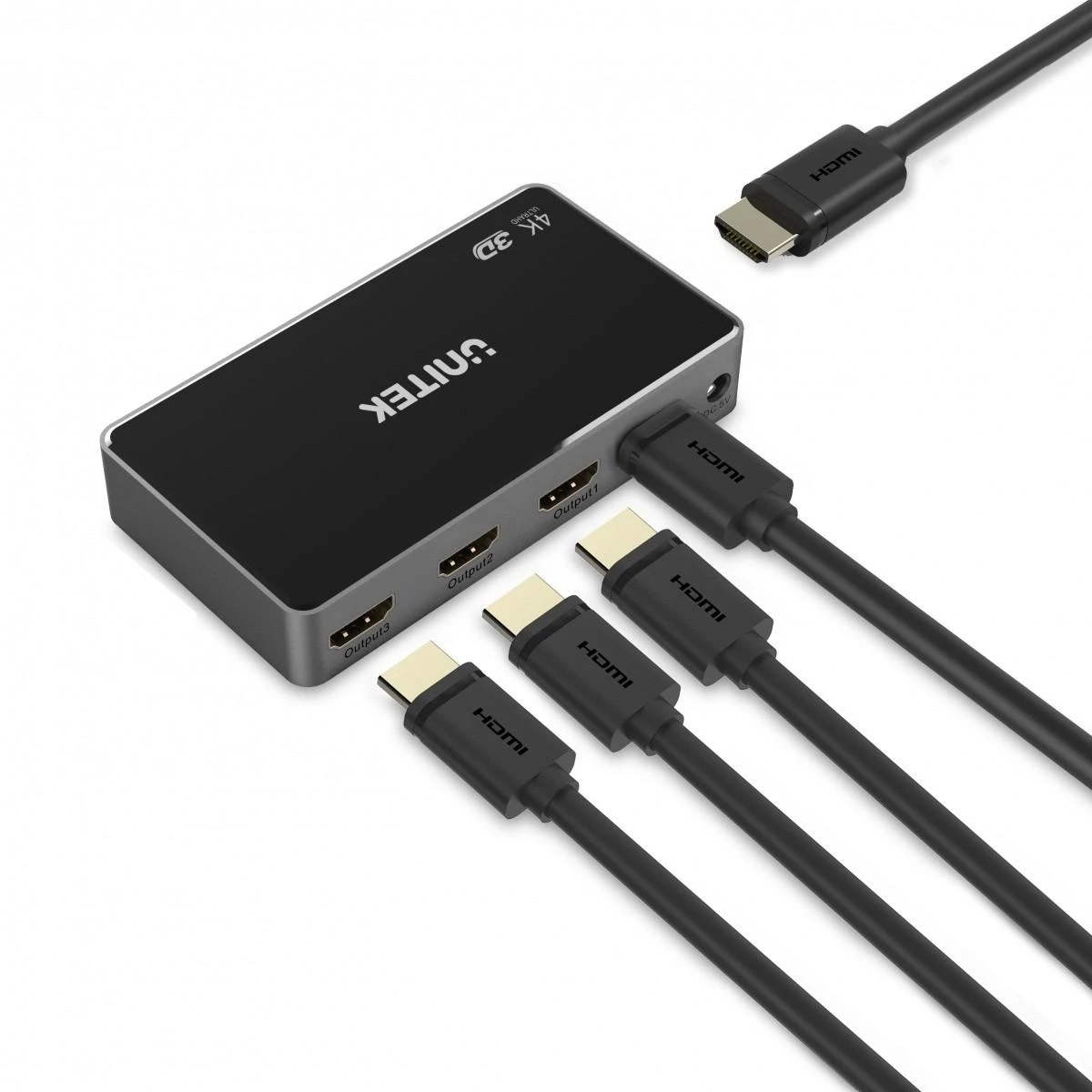 Unitek HDMI skirstytuvas su 4 laidais