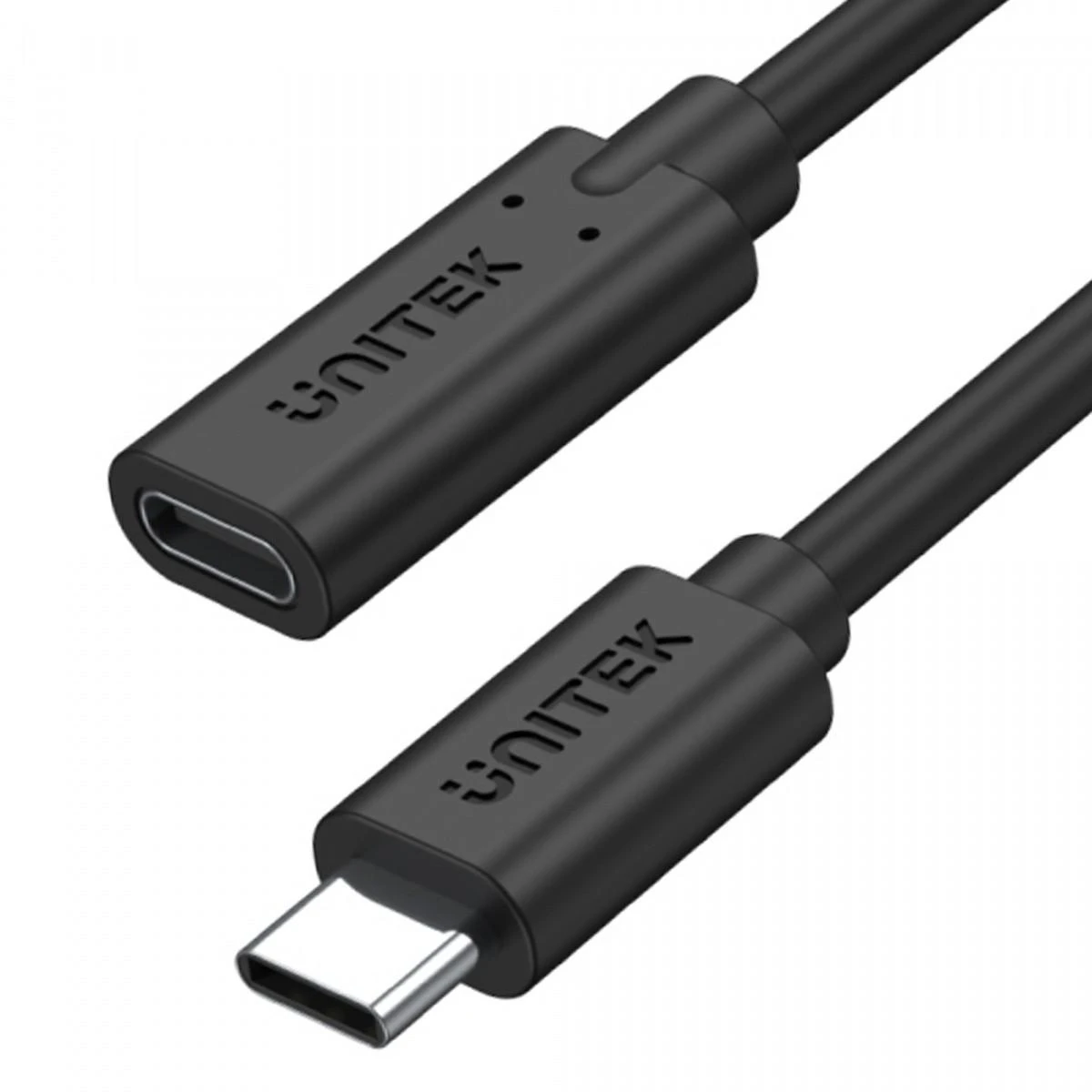 UNITEK C14086BK-1,5 m pratęsimo kabelis USB-C 4K 60HZ PD 20V/5A 1,5m