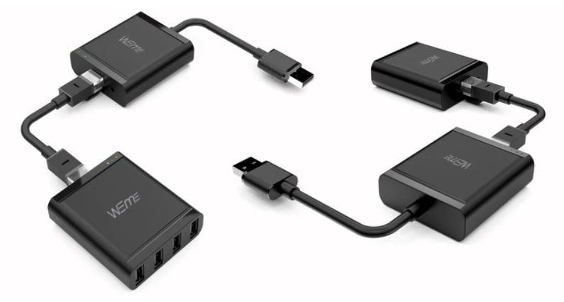 UNITEK Y-2516 Unitek USB plėtinys per IP 4xUSB, Y-2516