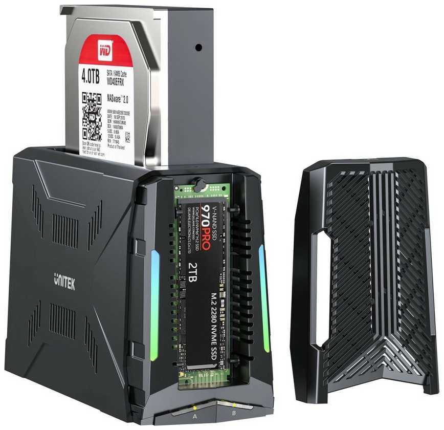 „Unitek“ prijungimo stotelė USB4 4 lizdų M.2 SSD