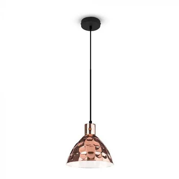 V-tac Pakabinamas šviestuvas, E27, 30cm, rožinio aukso sp.