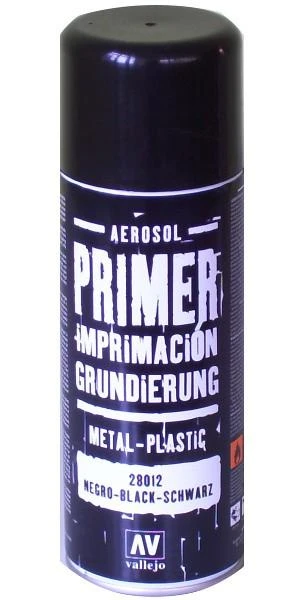 Vallejo - Primer / Basic Primer - Juodas