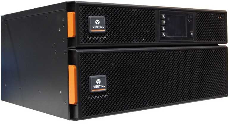 Vertiv Internetinis UPS GXT5-6000IRT5UXLN 6000VA/6000W, 230V, stovinis/bokštinis su bėgeliais ir ryšio plokšte