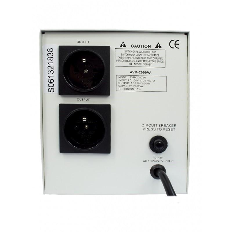 VLL VOLTAGE STABILIZER VOLT POLSKA AVR 2000