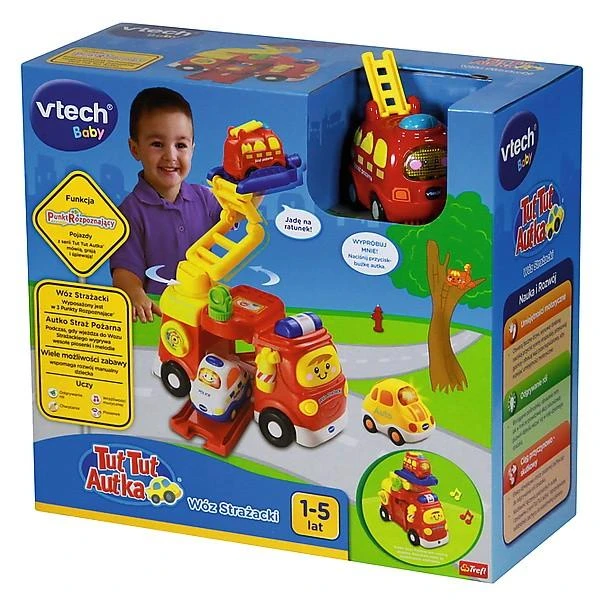 VTECH 60810 didelis gaisrinių automobilių rinkinys